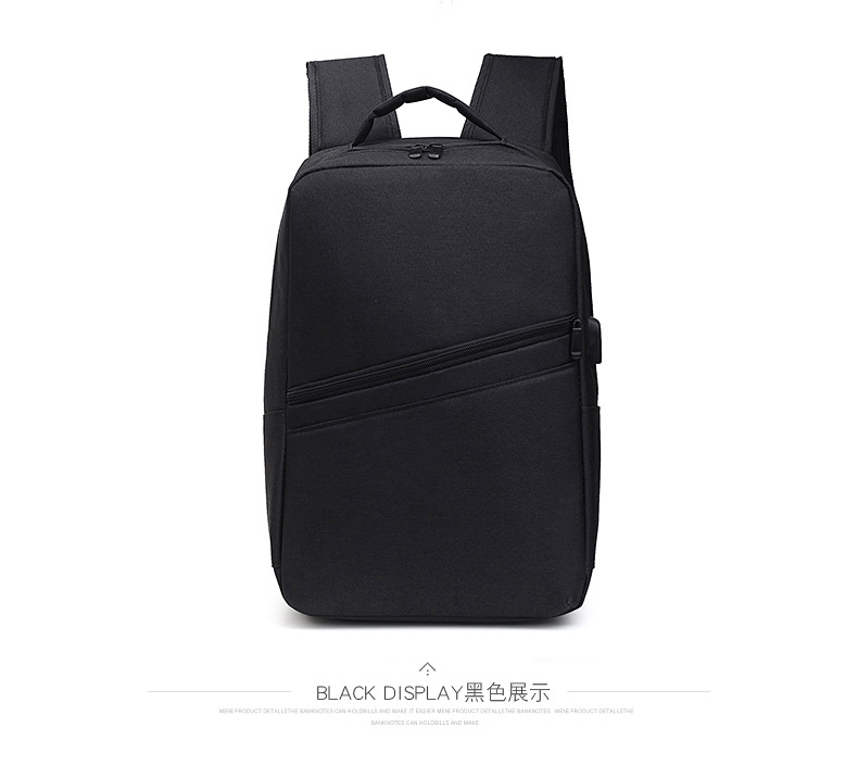 Cross-Border Backpack Three-Piece Set 2023 New Large-Capacity Backpack USB Rechargeable Business Computer Bag Leisure Schoolbag