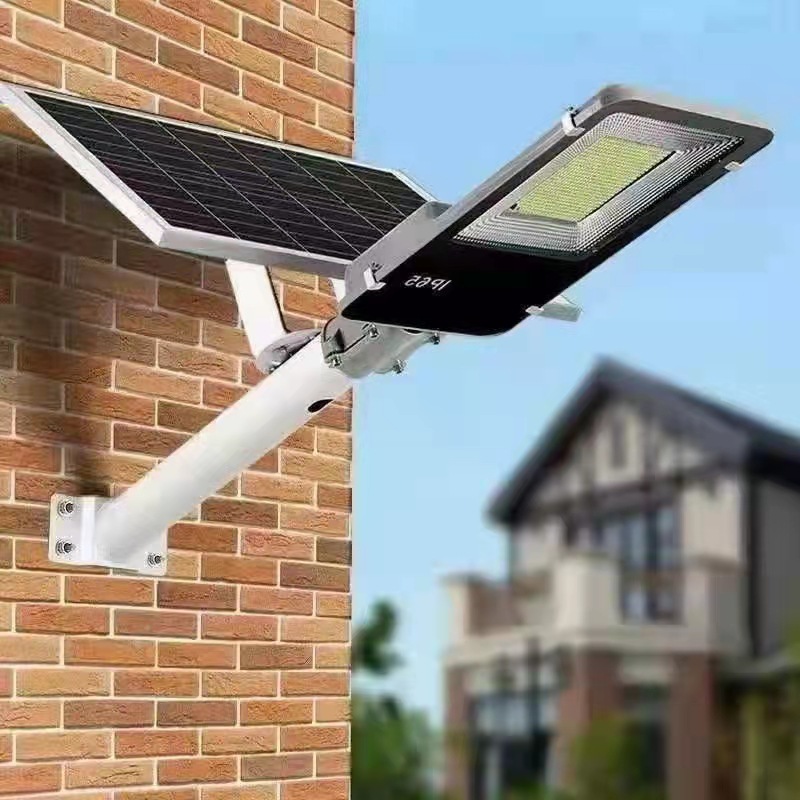 太阳能路灯家用户外防雨led庭院灯新农村工程挑臂路灯墙壁路灯