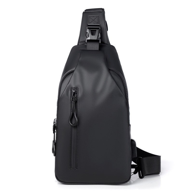 New Men's Chest Bag Korean Fashion Trendy Shoulder Bag Crossbody Sports Backpack Outdoor Large Capacity Waterproof Chest Bag