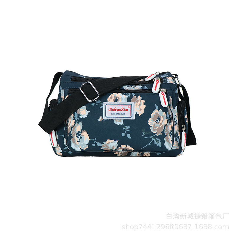 2024 New Pattern Cloth Women's Bag One Piece Dropshipping Shoulder Crossbody Bag Fashion Mummy Bag Large Capacity Bag