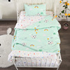 Chen Connaught Baby Antibacterial Summer quilt Three Cotton children Cool in summer kindergarten quilt Quilt cover Dual use