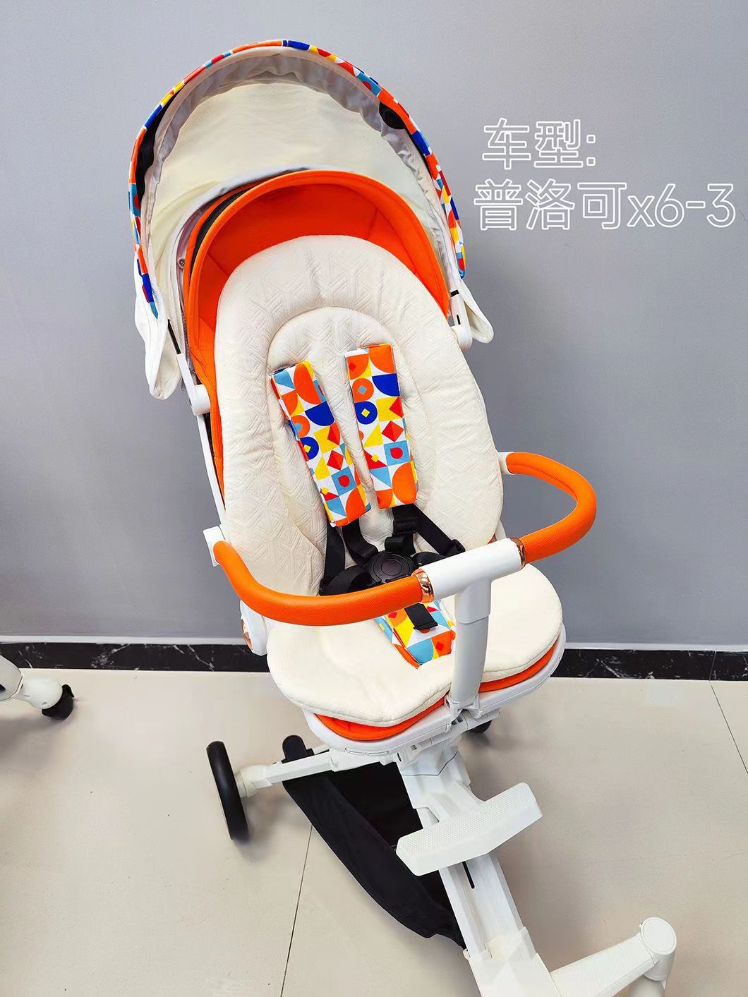 playkids普洛可遛娃神器推车通用配件x6-3凉席水杯架蚊帐雨罩