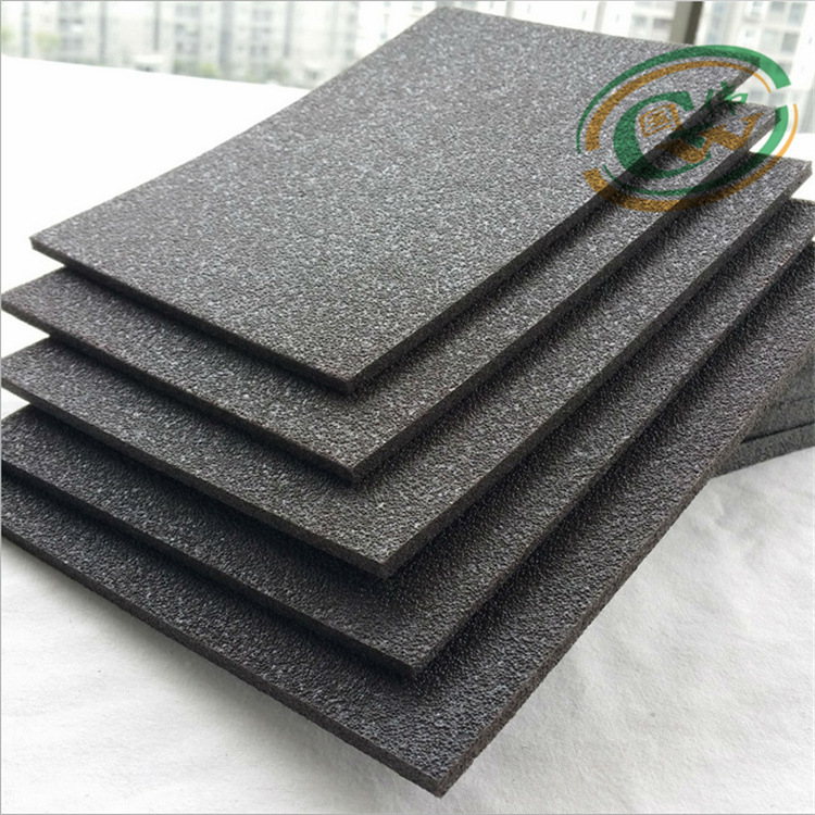 闭孔开孔epdm泡绵材料 阻燃耐高温防震cr橡胶防火发泡海绵片材