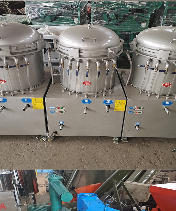 全自动卧式螺旋油渣分离机 棉籽油过油器 工业型袋装过滤器