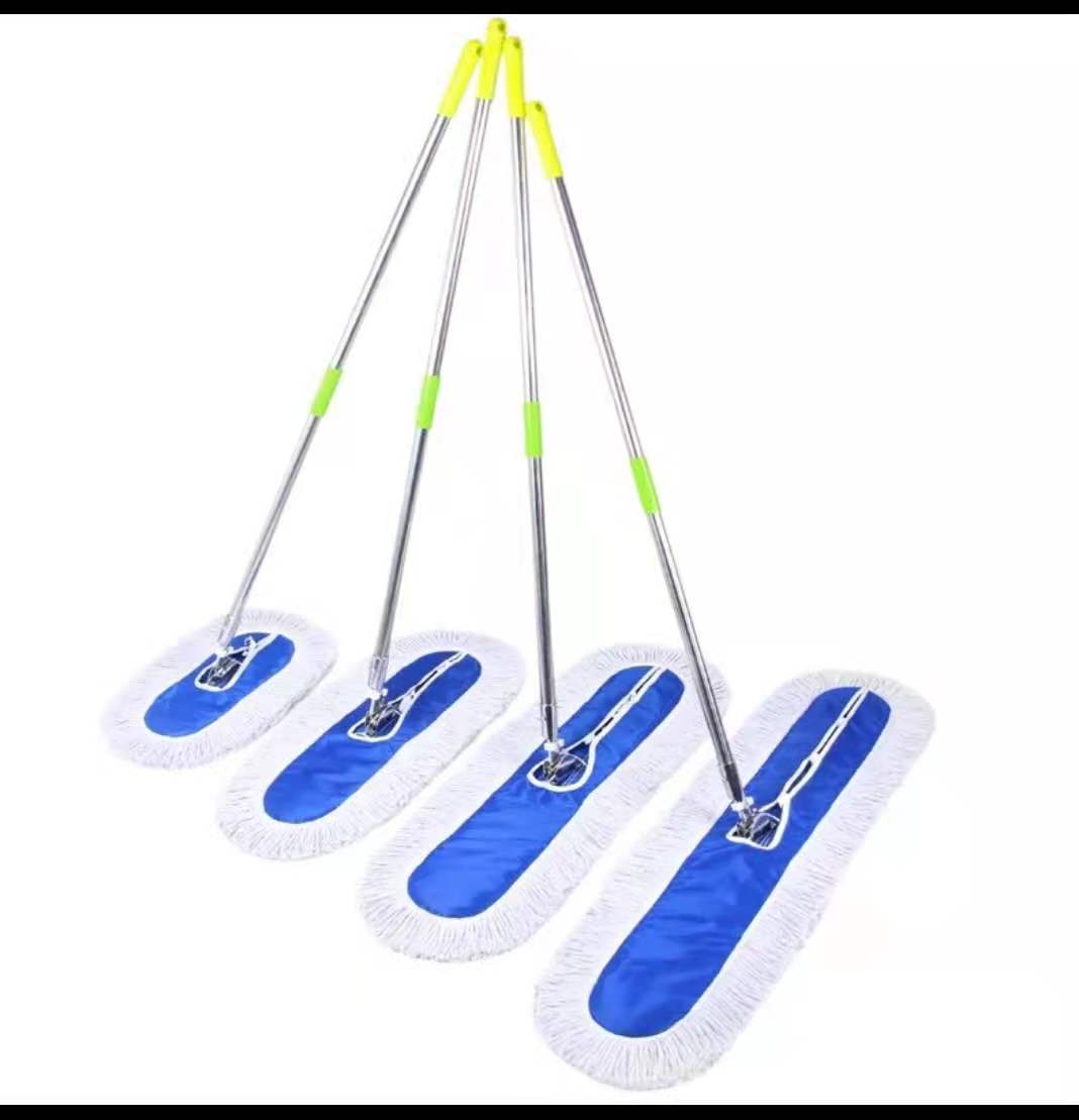 平板棉纱拖把布头替换棉拖尘推墩布排拖直供医院公共场所保洁公司