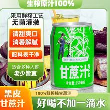 添加广西送盒纯果汁饮料整箱水蔗NFC无鲜榨甘蔗黑皮宝甘蔗汁汁