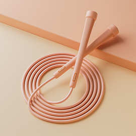 PVC竞速跳绳轻便笔杆学生专业式一年级儿童初学入门跳绳提升比赛