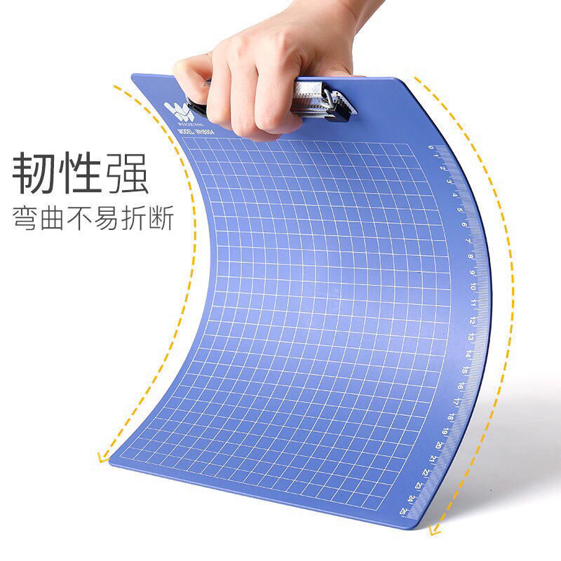 加厚a4文件板夹a5书写夹板学生写字板a6票据夹板垫板纸夹子