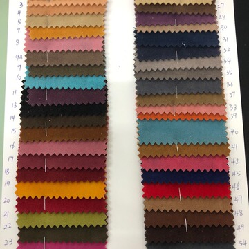 磨砂双面植绒布哑砂皮仿绒布人造革鞋材手袋面料双面磨砂皮革