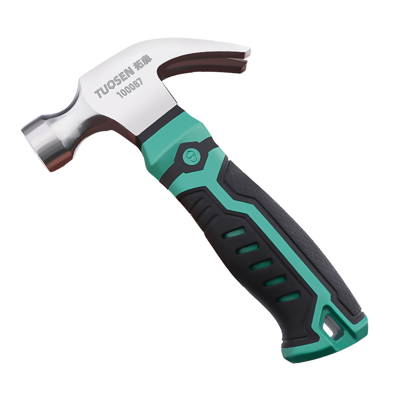 Tuosen Tool Claw Hammer Multi-Function Installation Hammer Wholesale Mini Hand Hammer Lang Head Small Iron Hammer Woodworking Nail Hammer