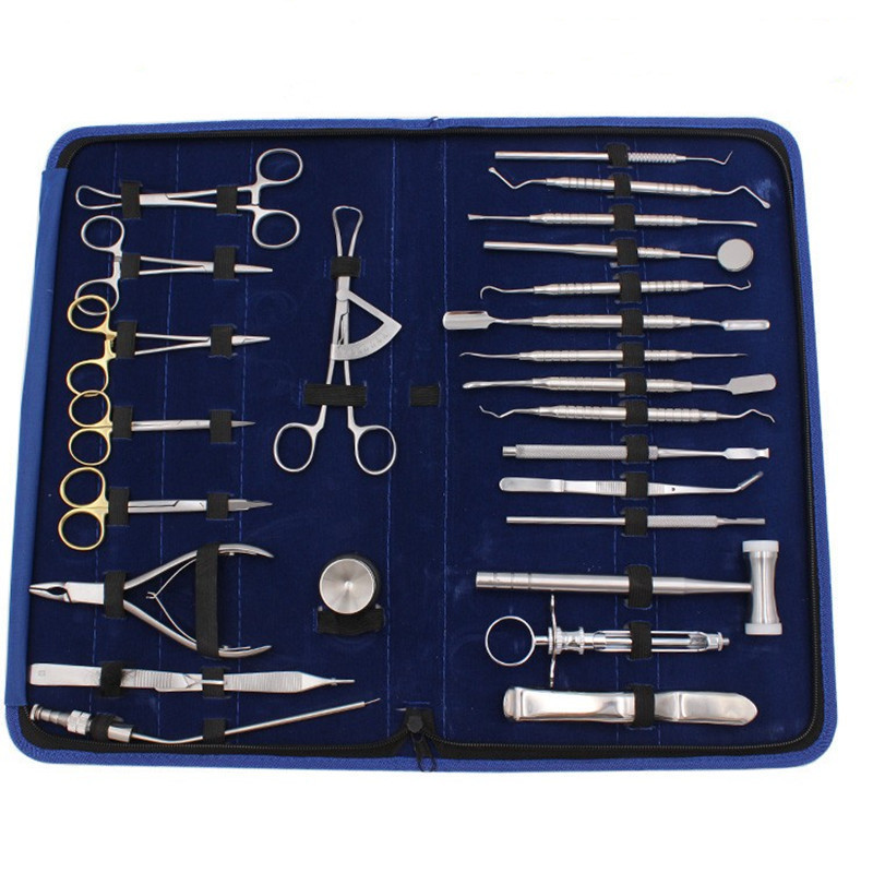 26-Piece Set High Quality Dental Implant Suit Dental Implant Package Stainless Steel Instrument Dentist Surgical Tool Dental Suit