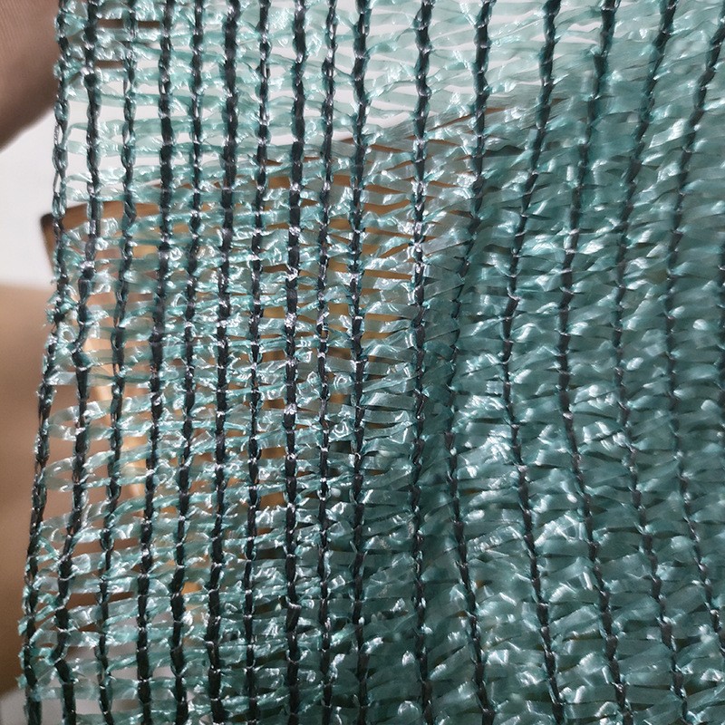 Dark Green Sunshade Net Shade Netting Flat Fiber Sunshade Net Edge Punching Shade Netting Outdoor Courtyard Shade Net