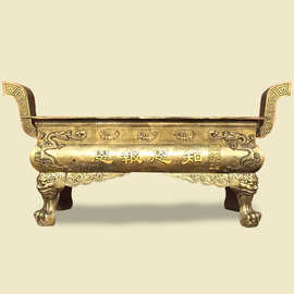 长方形平口香炉温州厂家定制露天香炉可刻字佛寺土地庙用烧香鼎炉