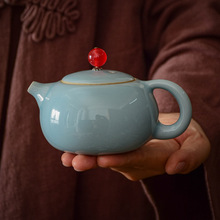 五大名窑官窑茶壶中式复古陶瓷泡茶西施壶家用功夫茶具半手工单壶