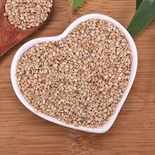 新鲜带皮白芝麻25kg/50斤包邮 出口级生白芝麻商用榨油免洗芝麻粒