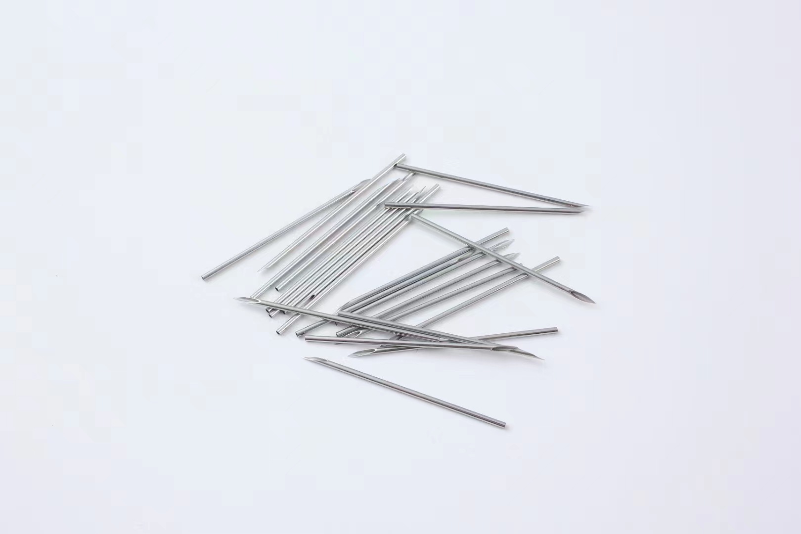 304不锈钢毛细管精细管空心薄壁管磨尖折弯斜切开槽 引导针空心针