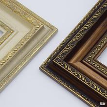 美式装饰画金色相框线条欧式复古PS画框镜框油画框条