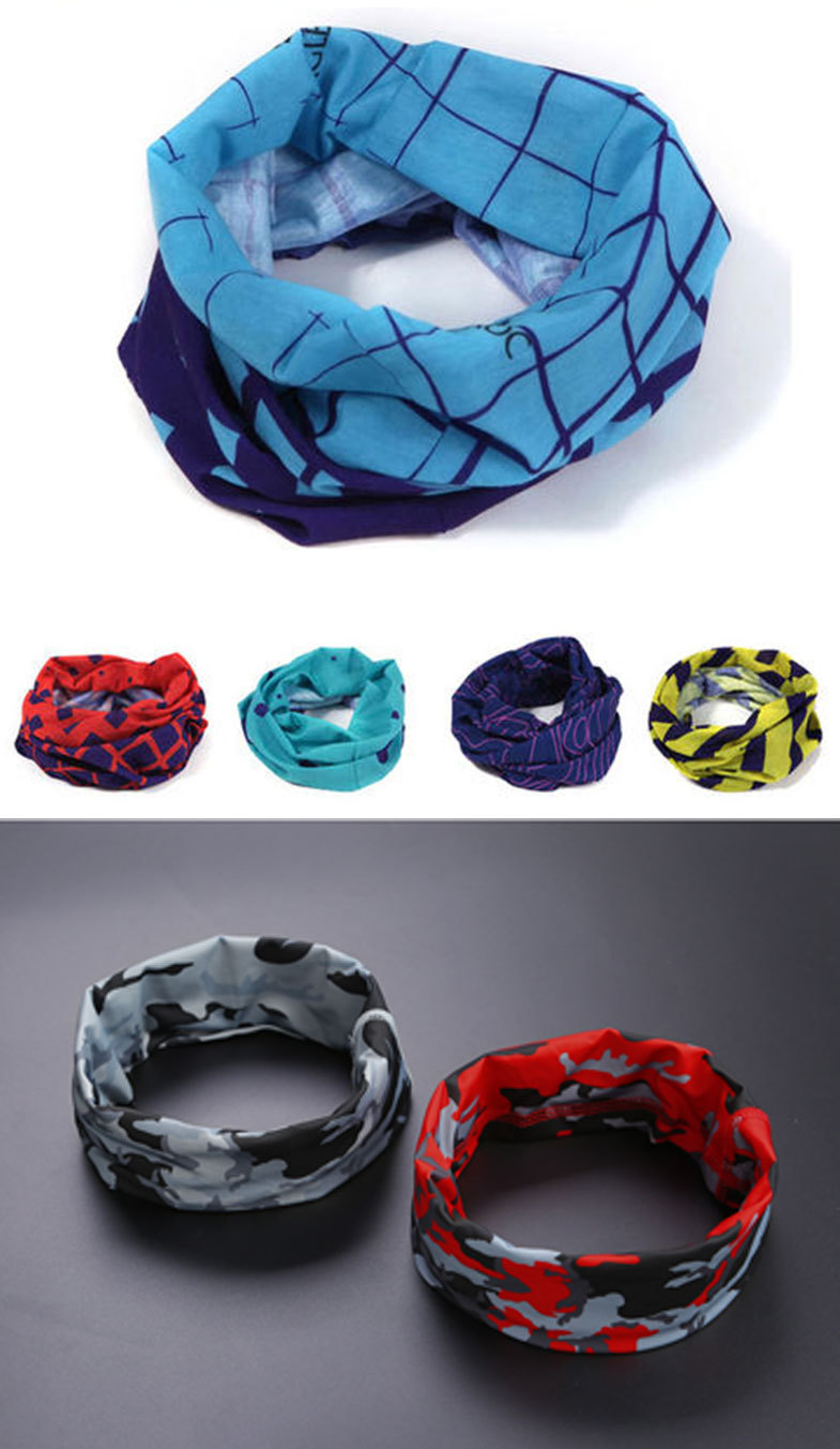 来图定制魔术头巾跨境电商夏季运动户外用品百变无缝吸汗围脖防风