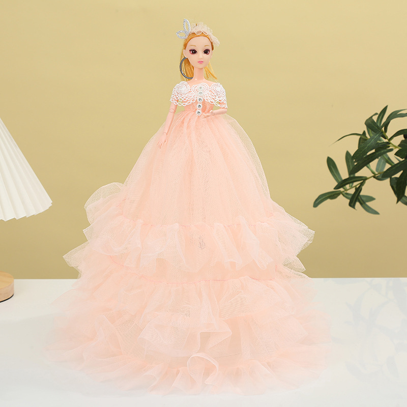 55cm仿真洋娃娃三层婚纱套装超大礼盒生日玩具活动礼物女厂家批发