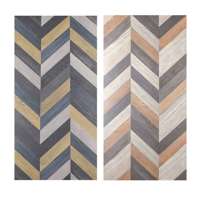 北欧鱼骨纹瓷砖600x1200地砖商铺服装店地板砖人字拼斜木纹仿古砖