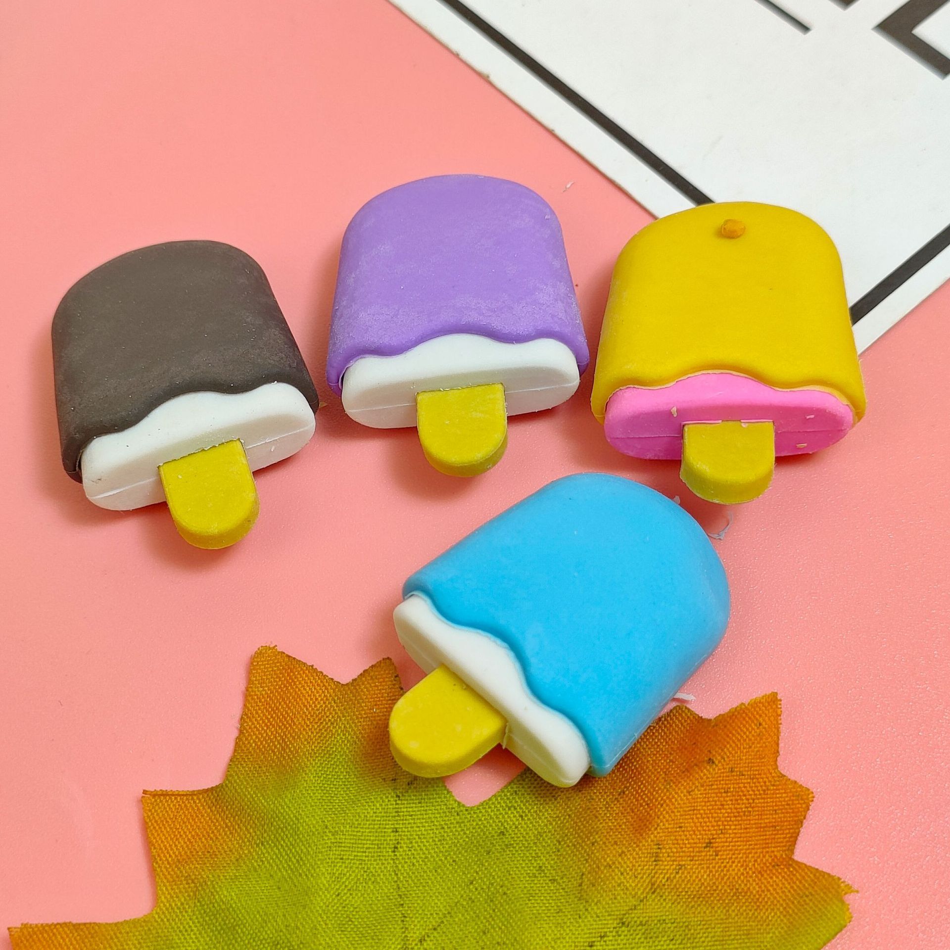 创意卡通礼盒橡皮学生节日奖品礼物仿真甜点汉堡橡皮批发 橡皮擦