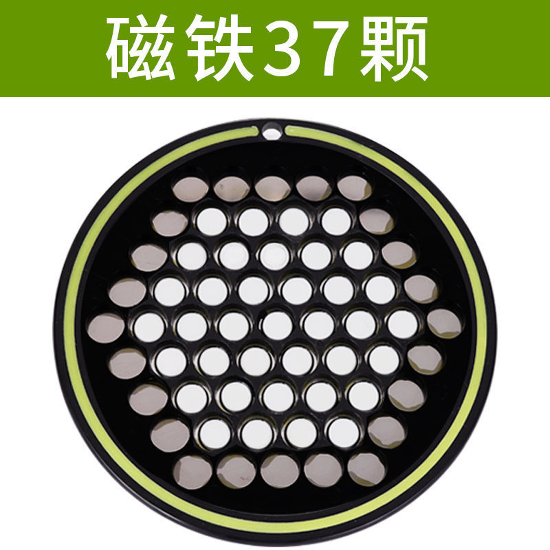 新品全磁拉饵盘颗强磁饵盘单面刮饵盘饵料盘黑坑台钓竞技拉饵盘