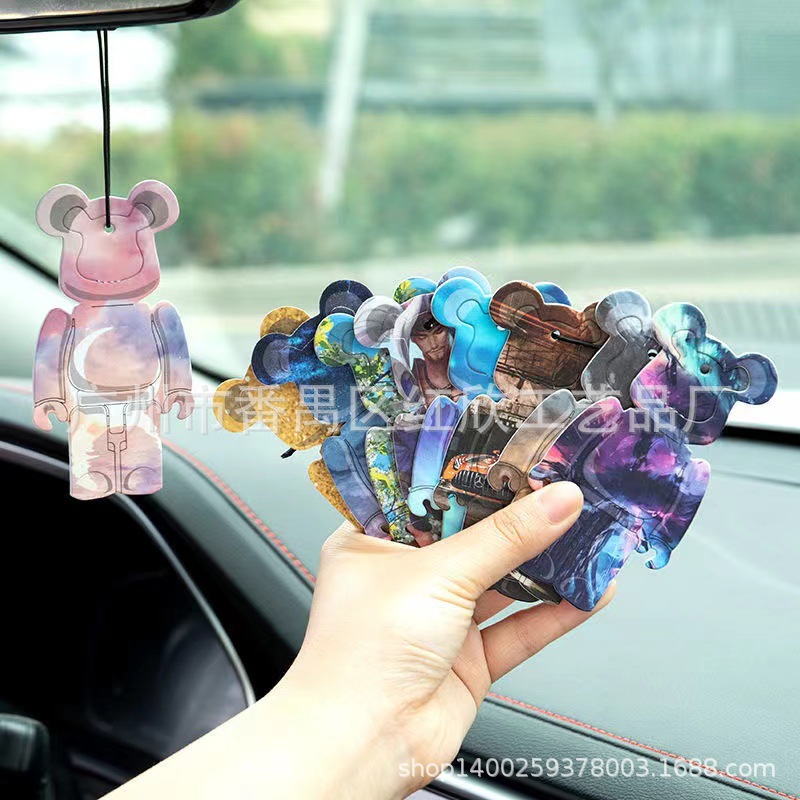 Square round Cartoon Fragrance Card Aromatherapy Film R Star Country Tide Tiptyke Small Tree Car Fragrance Piece