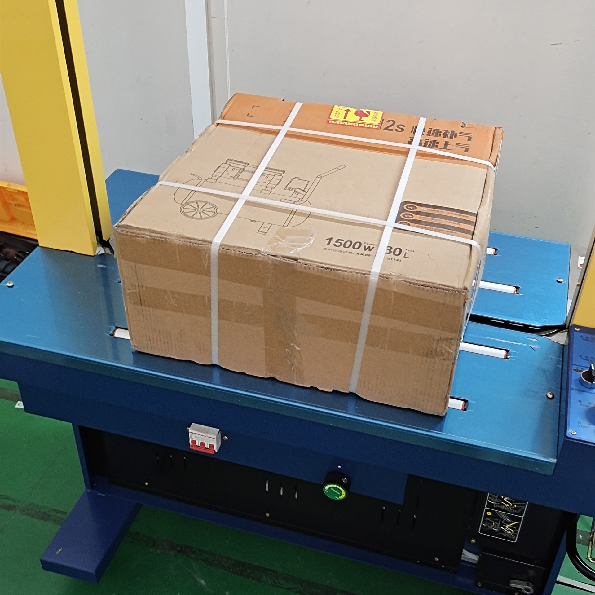 宁波全自动打包机华钜自动化包装机dba-200全自动捆扎机