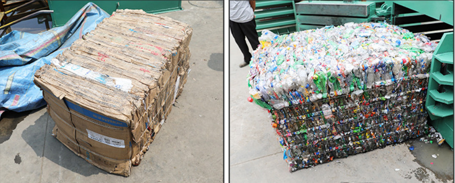 卧式液压废纸打包机 160吨垃圾废料压包机 塑料瓶膜打包机生产厂