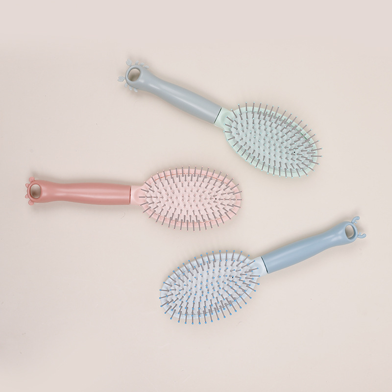 Air Cushion Comb Airbag Comb High-Profile Figure Household Comb Hair Curling Comb Airbag Comb Air Cushion Scalp Massage Comb Gentle Color Series