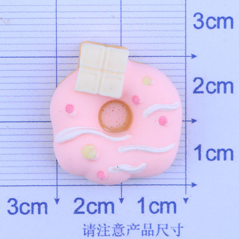 Candy Toy Donut DIY Homemade Resin Accessories Doll House Decoration Storage Box Stationery Box Barrettes Hairband Jewelry