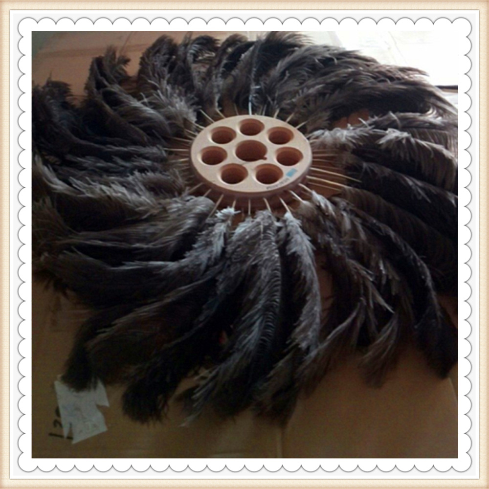 鸵鸟毛除尘装置abb机器人 600mm鸵鸟毛滚刷鸵鸟毛车身擦净系统