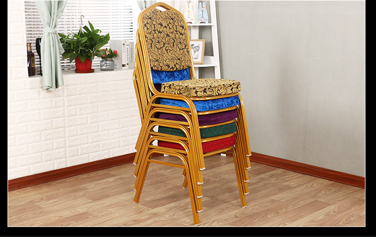 酒店椅子饭店餐厅靠背将军椅贵宾酒席婚庆椅子活动会议培训椅批发