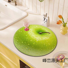 厨房台面硅藻泥沥水垫水碗盘吧台垫餐桌垫隔热酒吧茶台吸水杯垫