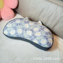 BB4C批发猫肚枕猫耳朵荞麦枕护颈椎专用枕头枕芯套老粗布纯棉