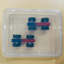 磁力排斥小车 科学实验认识磁铁DIY科技小制作幼儿园儿童科普玩具