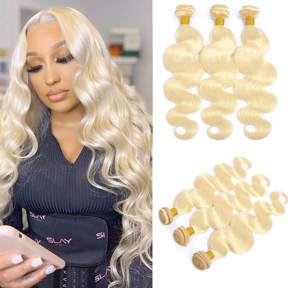 欧美假发女化纤发帘body wave 613假发片发条发束发把接发