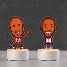 篮球球星小夜灯摆件科比乔丹球迷周边纪念品氛围夜灯摆件纪念品