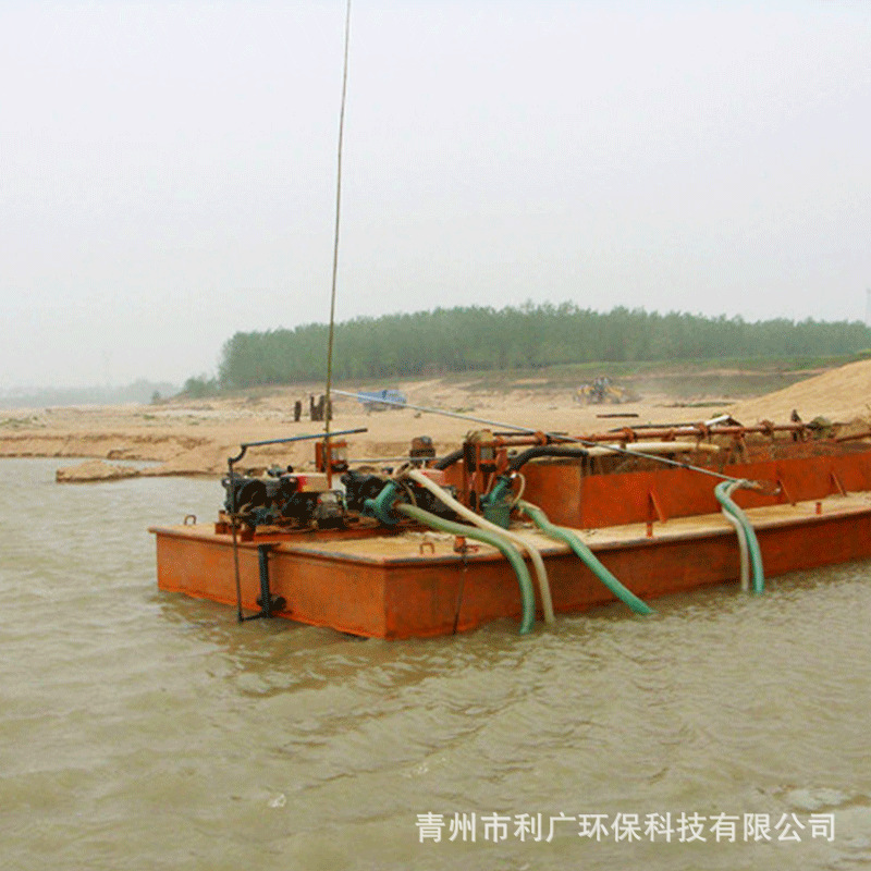 山东抽沙船厂家 链斗式抽沙船 10寸抽沙船 挖泥船供应 深水挖沙