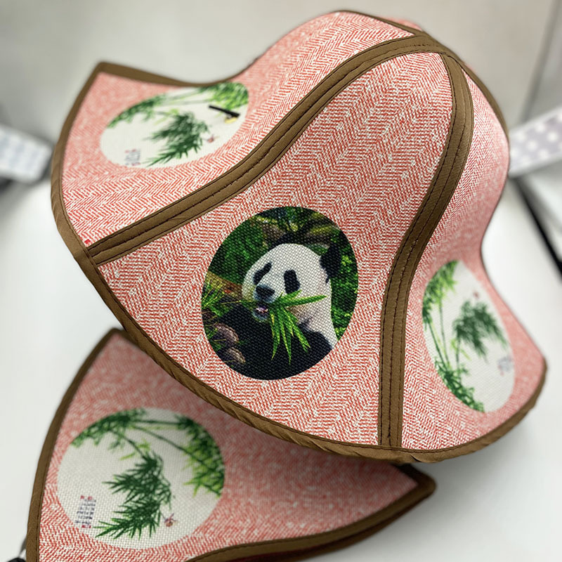 Hainan Big Brim Hat Straw Hat New Foldable Three-Layer Sun Protection Fan Hat Sun Hat Summer Sun Hat Can Be Sent on Behalf