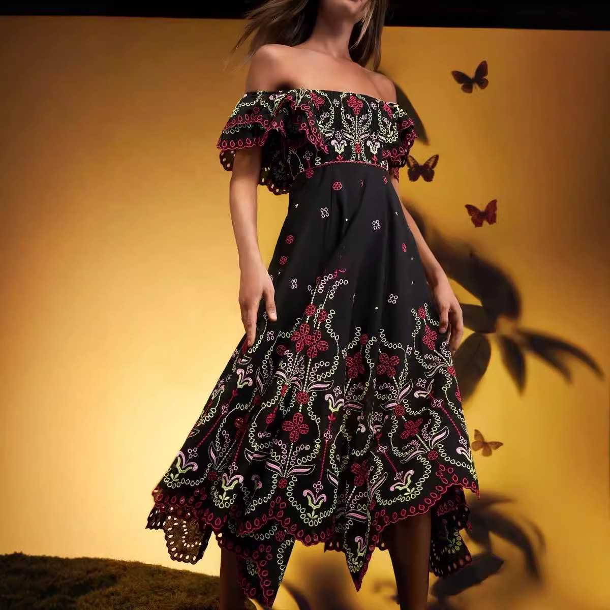 新款西班牙大摆裙