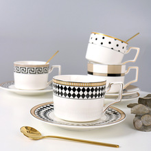 7MEM欧式小奢华咖啡杯碟精致下午茶具套装陶瓷花茶杯子带勺家
