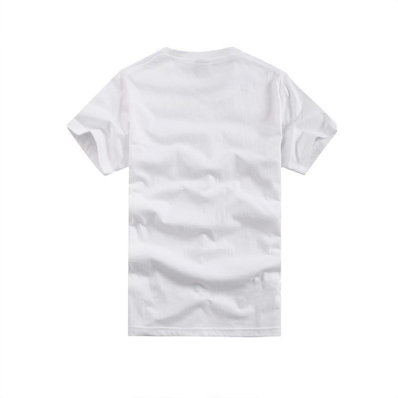 Thermal Transfer Printing Pure White T-shirt Pure Cotton Advertising T-shirt Cultural Shirt Group Clothes Thermal Transfer Printing Logo White