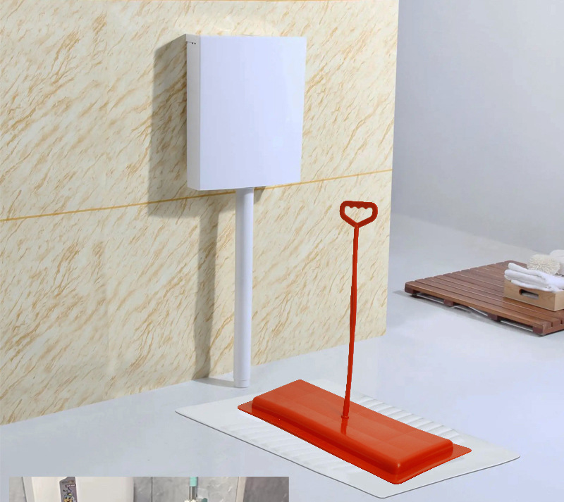 旱厕盖版 蹲便器厕所盖板防臭器改造手拿防臭盖板 卫生间蹲厕盖板