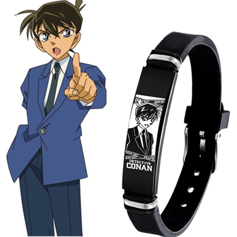 名侦探柯南手环动漫周边怪盗基德工藤新一防水手链手镯生日礼物