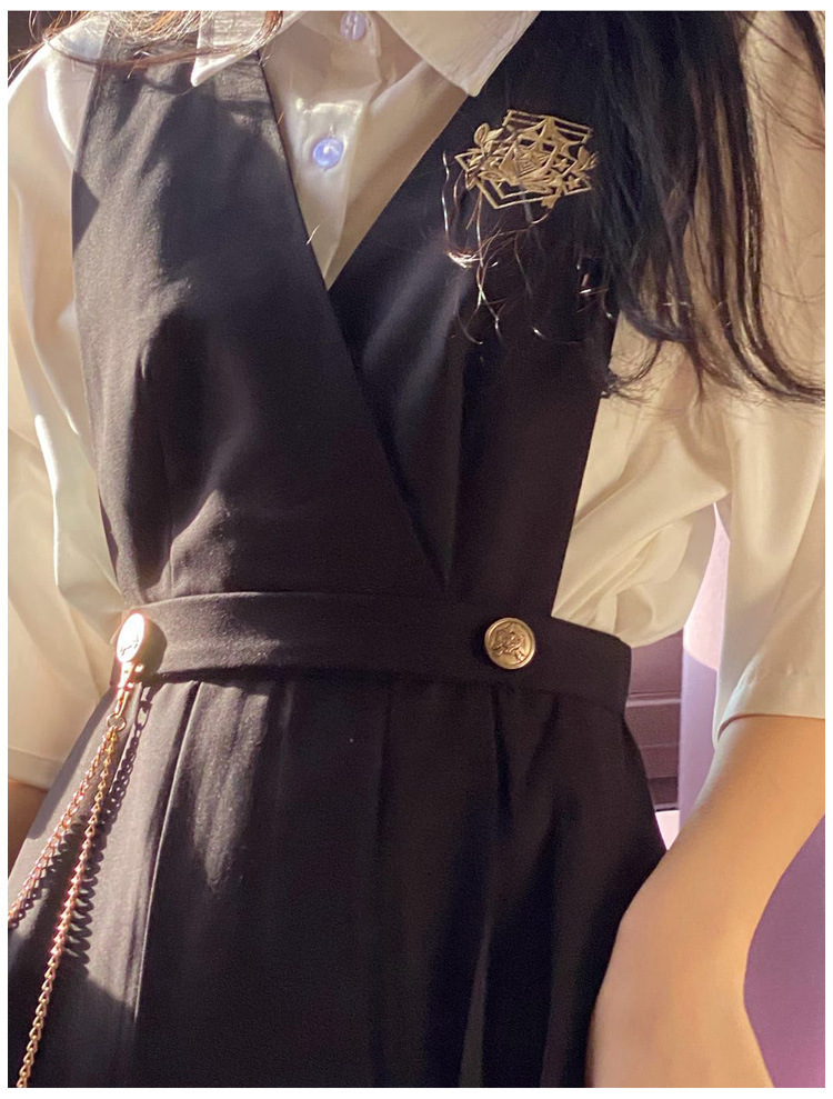 新款高桥中护奶裙jk现货tr料护奶背带连衣裙护胸裙jk制服裙百褶裙