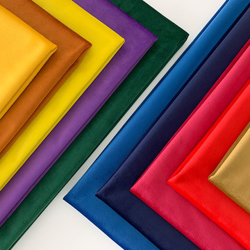 加厚涤棉沙发荷兰绒面料纯色沙发布点子绒抱枕靠垫布料椅子布批发