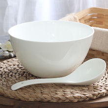 汤碗商用白大号无铅陶瓷骨质瓷大碗面碗汤盆拉面粥碗沙拉碗微波炉