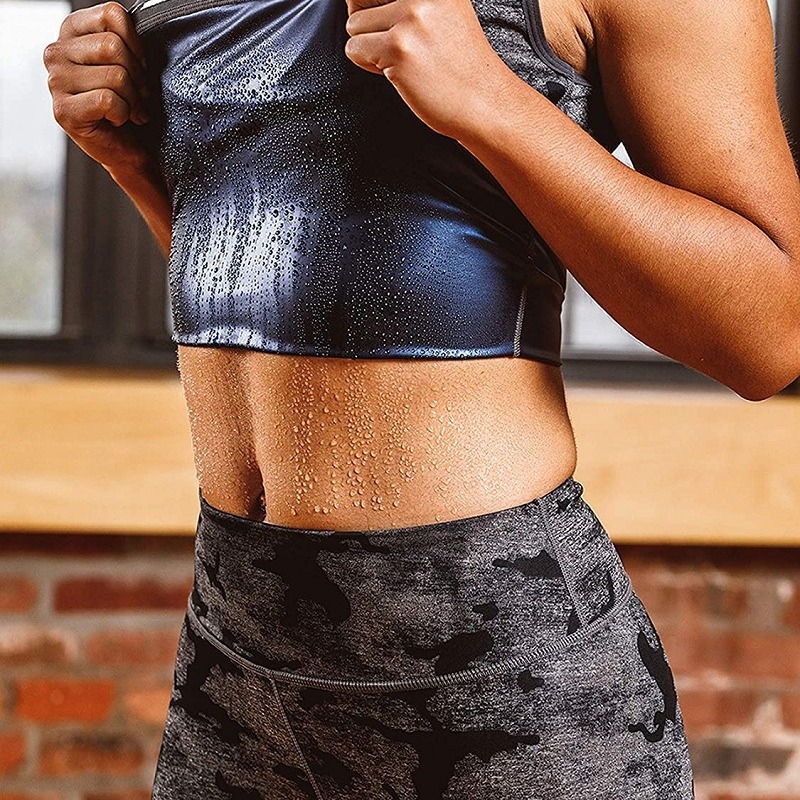 亚马逊男女束身衣爆汗服燃脂收腹健身暴汗背心跑步运动瑜伽暴汗服