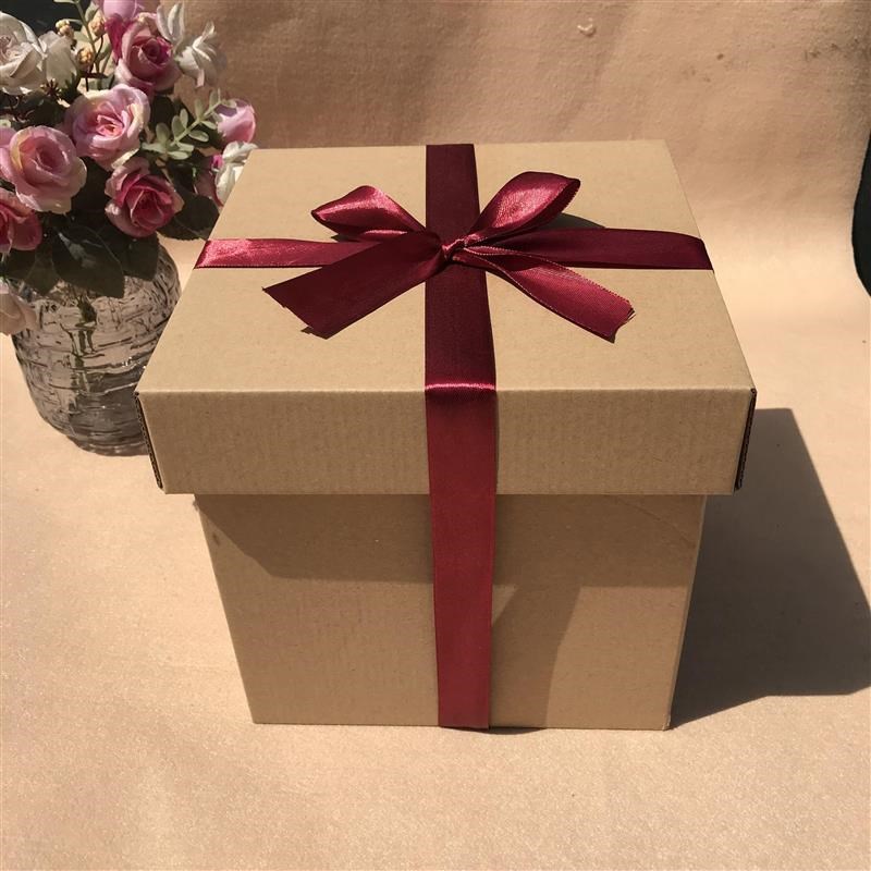 惊喜手提超大号礼物26空投箱纸质盒送礼盒空盒正方形纸盒子30cm25